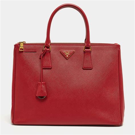 prada double zip galleria tote|large prada double tote.